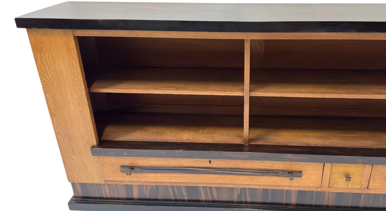 Art Deco Modernist Credenza or Bookcase by Hendrik Wouda for Pander, 1924